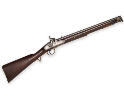 TOWER ARMOURIES, LONDON A .650 PERCUSSION CAVALRY CARBINE, MODEL 'PATTERN 1844 YEOMANRY CAVALRY CARBINE, serial no. 17, dated