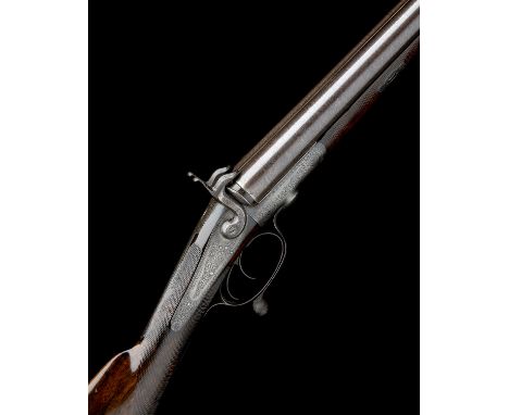 WOODWARD A 12-BORE DOUBLE-BARRELLED ROTARY-UNDERLEVER PIN-FIRE SPORTING GUN, serial no. 3116, serial number visible to fore-e