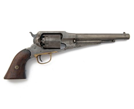 E. REMINGTON, USA A .44 PERCUSSION SIX-SHOT REVOLVER, MODEL '1858 ARMY', serial no. 567, overstamping '4772', with 8in. octag