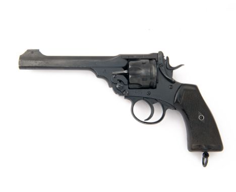 WEBLEY & SCOTT, BIRMINGHAM A .455 SIX-SHOT SERVICE-REVOLVER, MODEL 'MKVI', serial no. 190217, dated for 1916, with blued 6in.