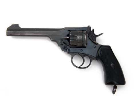 WEBLEY & SCOTT, BIRMINGHAM A .455 SIX-SHOT SERVICE-REVOLVER, MODEL 'MKVI', serial no. 281453, dated for 1917, with 6in. barre