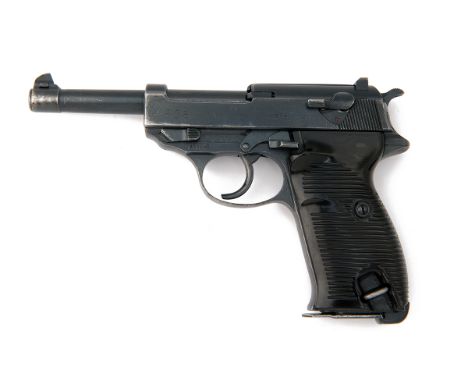 SPREEWERK, GERMANY A 9mm (PARA) SEMI-AUTOMATIC SERVICE-PISTOL, MODEL 'WALTHER P38', serial no. 766, late wartime production, 