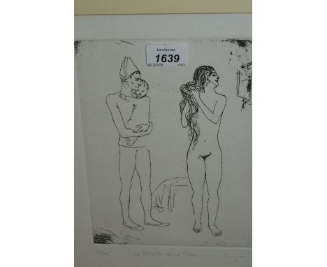 After Picasso, a Limited Edition etching ' La Toilette de la Mere ', No. 26 of 100