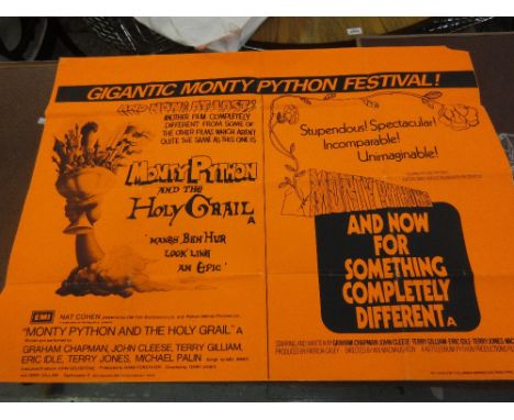 Columbia Pictures Monty Python Festival,  Monty Python and the Holy Grail poster (unframed and folded)