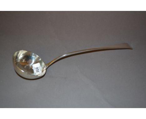 George III Old English pattern silver soup ladle, London 1795, maker Richard Crossley