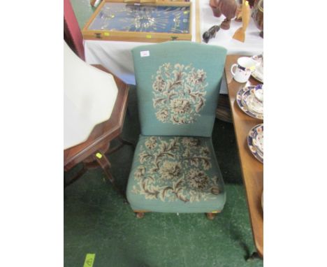 TAPESTRY UPHOLSTERED SIDE CHAIR