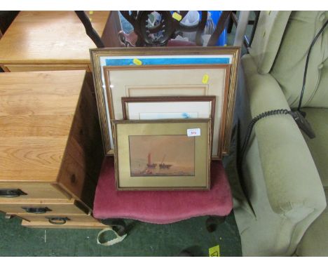 SEVEN FRAMED PICTURES AND PRINTS