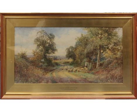 Henry John Sylvester Stannard RBA FRSA (1870-1951)Changing Pastures in Folly Lanesigned 'H. Sylvester Stannard' (lower right)