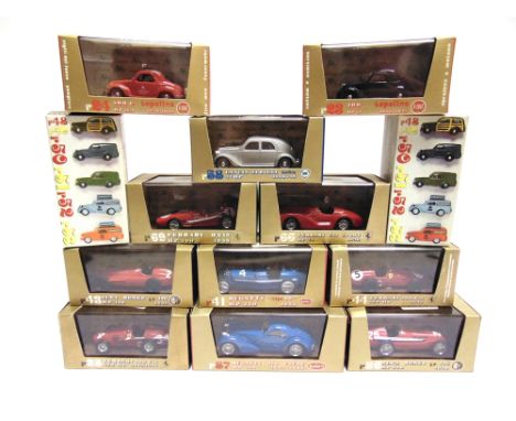 THIRTEEN 1/43 SCALE BRUMM DIECAST MODEL VEHICLES  each mint or near mint and boxed. 