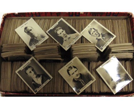 CIGARETTE &amp; TRADE CARDS - FOOTBALL, ASSORTED  A large quantity of small-size Pinnace type photographic portrait cards, (b