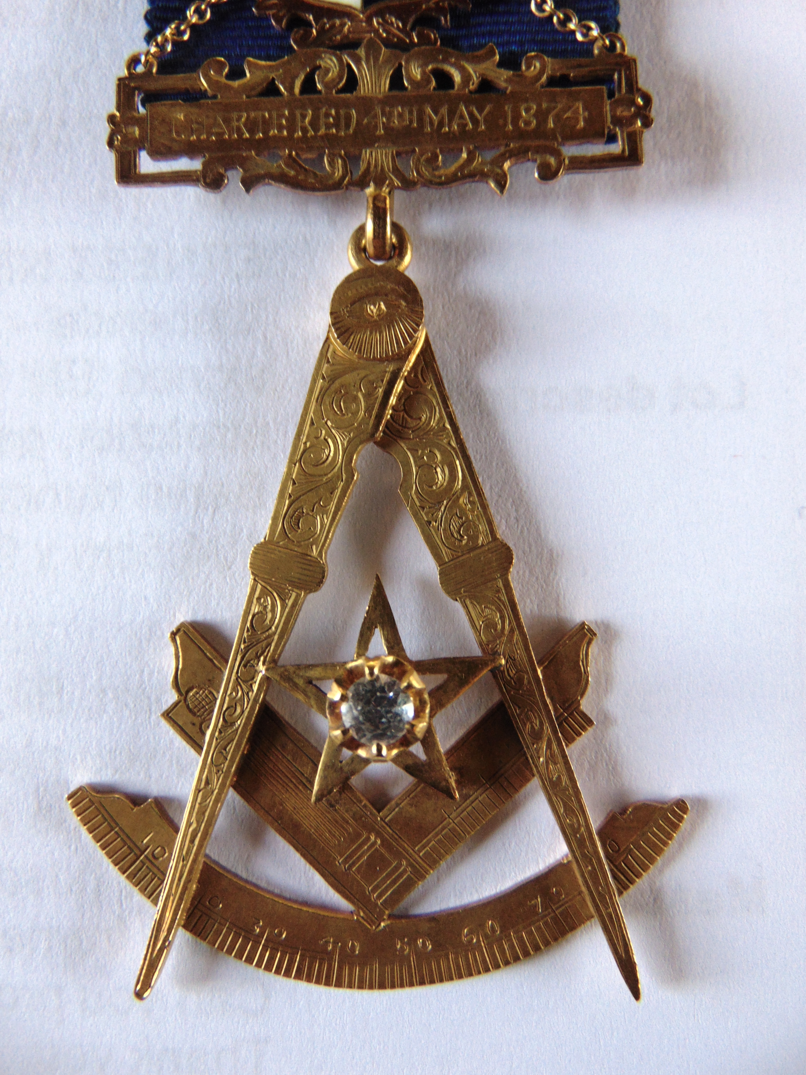 A COLLECTION OF MASONIC MEMORABILIA comprising an engraved 9ct gold ...