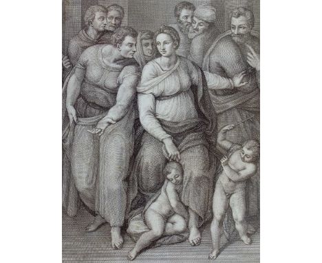 CARLO LASINIO (1757/59-1838) The Holy Family, etching, 37cm x 25.5cm 