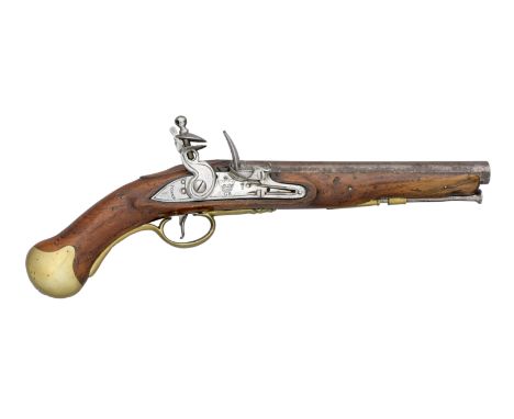 of regulation type, with tapering barrel struck with Ordnance view and proof mark at the breech, the lock with 'GR' crowned, 