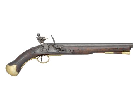 of regulation type, with tapering barrel struck with Ordnance view and proof mark at the breech, lock with 'GR' crowned, crow