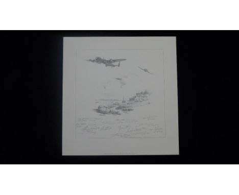 Nicolas Trudgian Safely Home signed by 15 RAF WW2 veterans including many who fought in the Battle of Britain. When originall