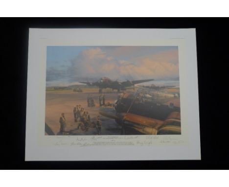 Robert Taylor Band of Brothers RAF Bomber Command Edition signed by 10 WW2 RAF Bomber Command veterans. This is the RAF Bombe