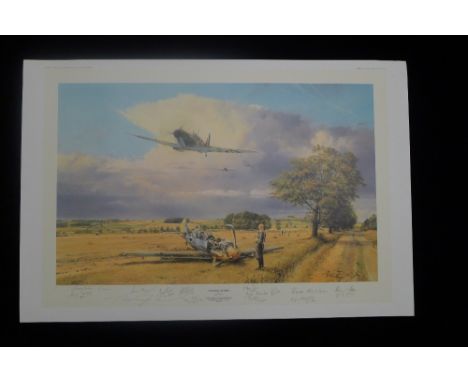 RARE Robert Taylor Summer Victory Presentation Copy signed by 13 WW2 RAF Battle of Britain veterans. The first print in a spe