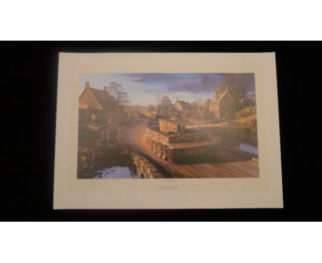 Nicolas Trudgian Tigers in Normandy signed by 3 leading WW2 Panzer Commanders who fought in the Tiger tank in 1944. This is t