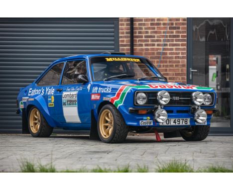 Sparkling Rally Escort in 'build fresh' condition with an extremely rare Millington Diamond 2.0 ‘McRae’ R4-stamped power unit
