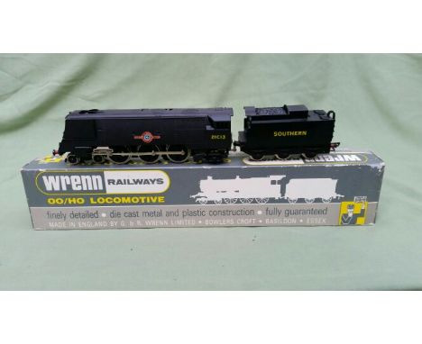 A Wrenn Locomotive W2278, Black Blue Funnel – boxed with manual.
