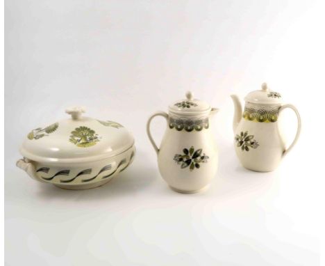 Two Wedgwood Ravilious design part dinner service, in the Persephone and Garden pattern, comprising two tureens, an oval meat