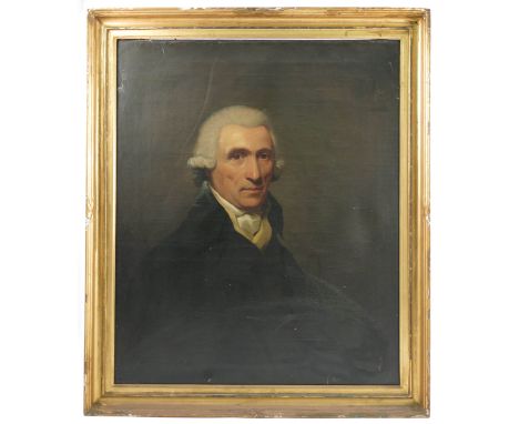 19th century English school,  a pair, oil on canvas, portrait of Thomas Gladstone and his wife, 30ins x 25ins