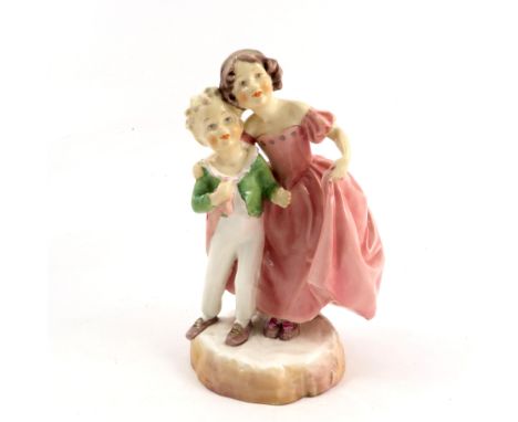 A Royal Worcester figure, Sister, model number 3149, modelled by F G Doughty   Condition report:  Hand holding skirt is crack