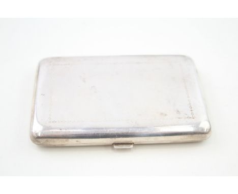 A 925 STERLING SILVER GARRARD AND CO CIGARETTE CASE, Weight: 105gms