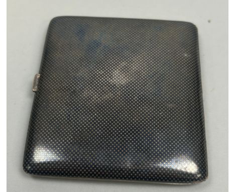 A RUSSIAN SILVER CIGARETTE CASE, Weight: 138gms 