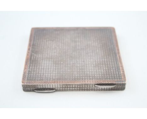 A 925 STERLING SILVER CIGARETTE CASE, Weight: 136gms