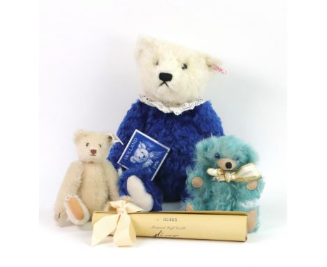 A Steiff Holland Teddy Bear, 1996, 33cm, with certificate and original box together with a Steiff snap-apart Teddy Bear 1908 