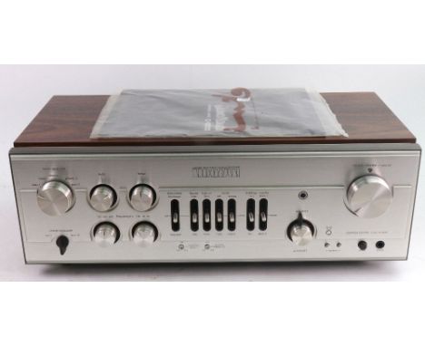 A Lux Corporation Luxman Ultimate High Fidelity Stereo Component C-1000 Control Centre, with owners manual, original box and 
