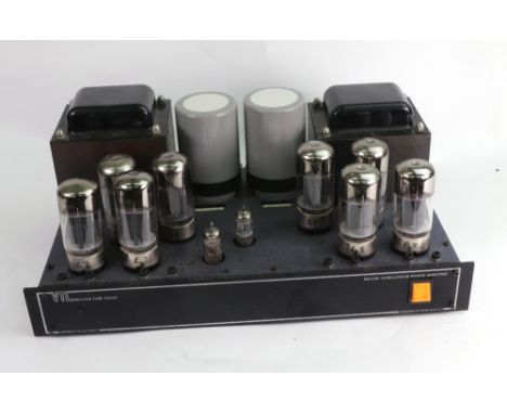 A Vacuum Tube Logic Deluxe Ultra-Linear Power Amplifier designed by David Manley, hand built in California, model De Luxe 300