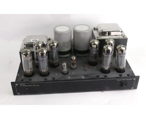 A Vacuum Tube Logic Deluxe Power Amplifier designed by David Manley, hand built in California, model De Luxe 225, Serial AMD 