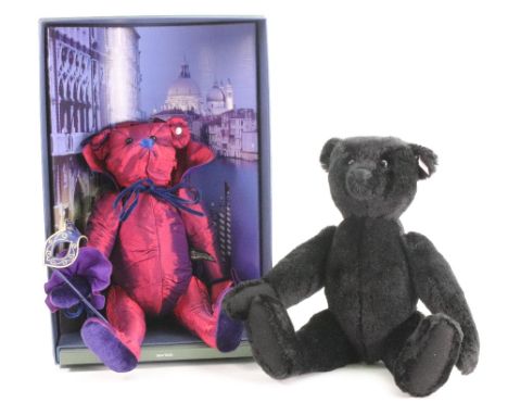 A Margarete Steiff Edition Bear, no. 364/500, 33cm, in original box and packaging and with original book, and a modern Steiff