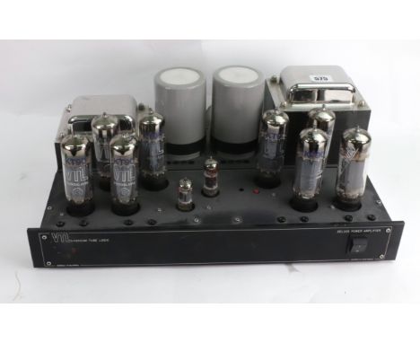 A Vacuum Tube Logic Deluxe Power Amplifier designed by David Manley, hand built in California, model De Luxe 225, serial AMD 