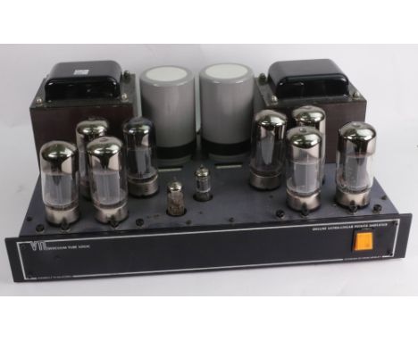 A Vacuum Tube Logic Deluxe Ultra-Linear Power Amplifier designed by David Manley, hand built in California, model De Luxe 300