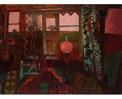 ⊕ INTERIOR, SHELLANDsigned L Bulmer lower right; signed and inscribed with the artist's address 3 Curran Studios / Lucan Plac