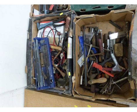 Two boxes of mixed tools
