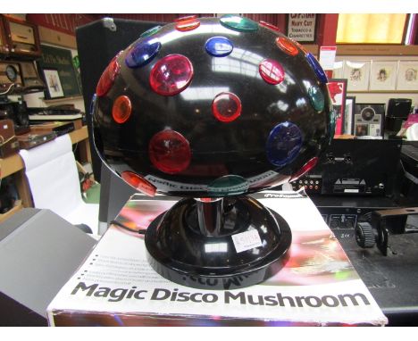 A boxed Prosound Magic DIsco Mushroom disco light