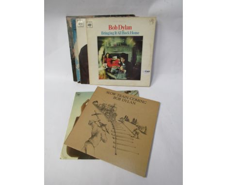 BOB DYLAN: A small collection of LPs including 'The Basement Tapes' and 'Bringing It All Back Home'