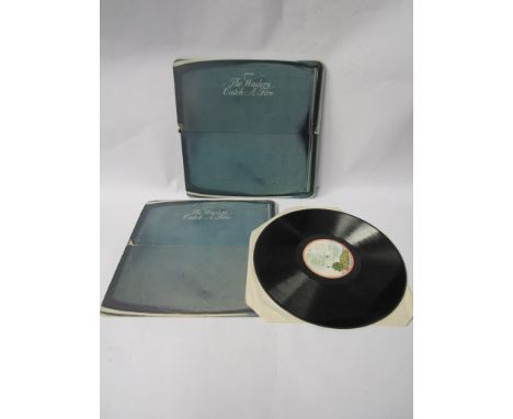 THE WAILERS: 'Catch A Fire' LP, (Winchester Pressing) with Zippo sleeve together with a first pressing Zippo sleeve only