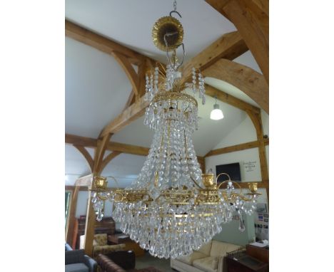 A Swedish chandelier second half 20th century - Height without chain 63 cm