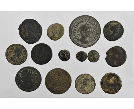 ♦14 x Roman Provincial - Ionia, comprising: Clasomenae/Klazomenai Augustus AE19 obv. bare head left, rev. two figures 6 x Eph