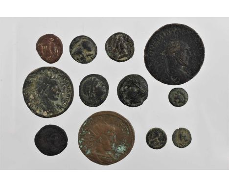 ♦12 x Greek &amp; Roman Provincial, including: Kings of Elymais AE15 obv. bearded and tiar facing bust, rev. Artemis? facing 