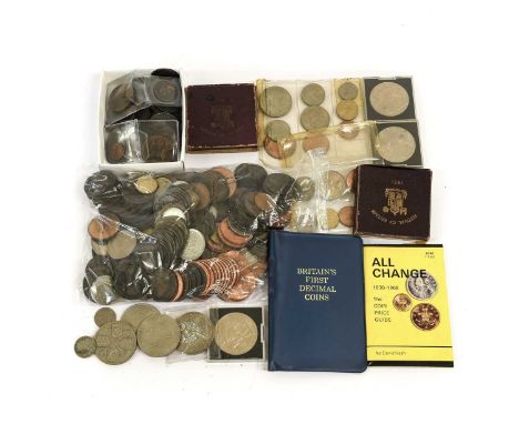 Mixed AE Coinage, including: James II 'Gunmoney' shilling May 1690, (23mm, 5.87g), small size, obv. laureate head left, pelle