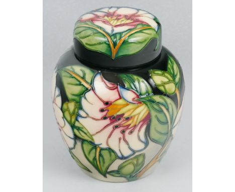 A Moorcroft limited edition ginger jar and cover, tube lined in the 'Cavendish' pattern by Phillip Gibson, no.231/300, 15cm h