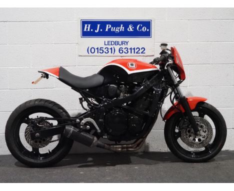 Suzuki GSXF600 Streetfighter motorcycle. 1993. 599ccBike was last run in October 2022 so bike will need light recommissioning
