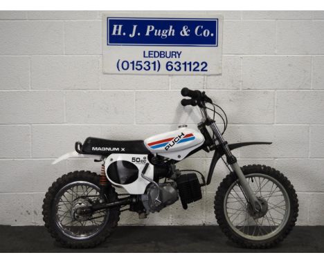 Puch Magnum X childs scrambler. 1976. 50ccRuns and rides. Comes with owners manual and gasket set. 