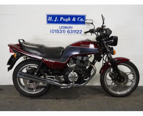 Honda CB450 DX K motorcycle. 1992. 447ccFrame no. PC149101212Engine no. PC14E9106558Runs and rides but has been dry stored fo